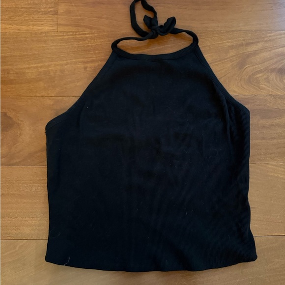 Women’s Black Halter Neck Top - Picture 1 of 3